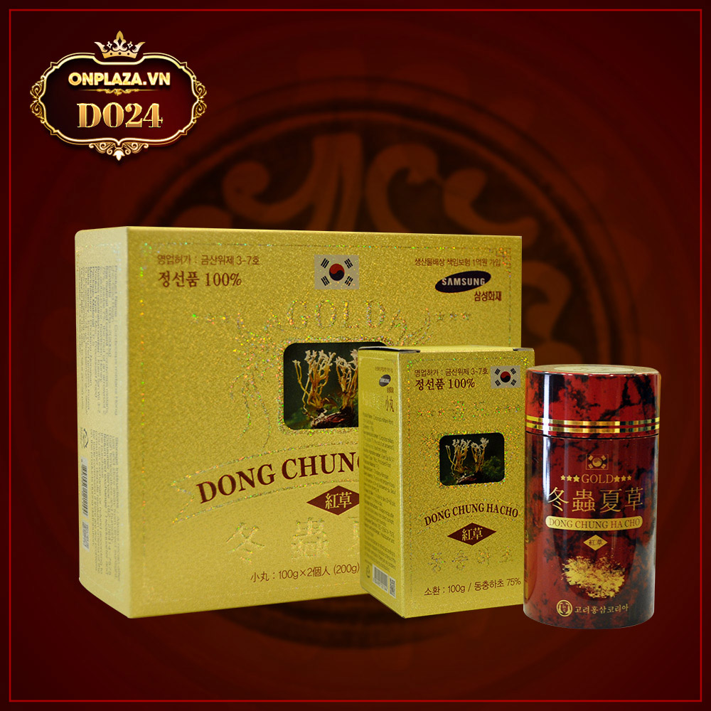 Viên đông trùng hạ thảo GOLD Hàn Quốc