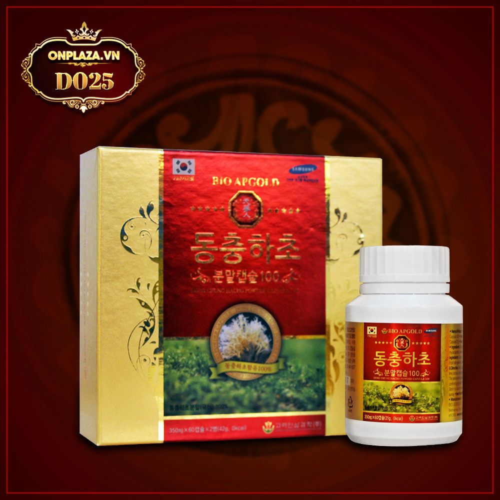 Đông Trùng Hạ Thảo Viên Nhộng Bio D025