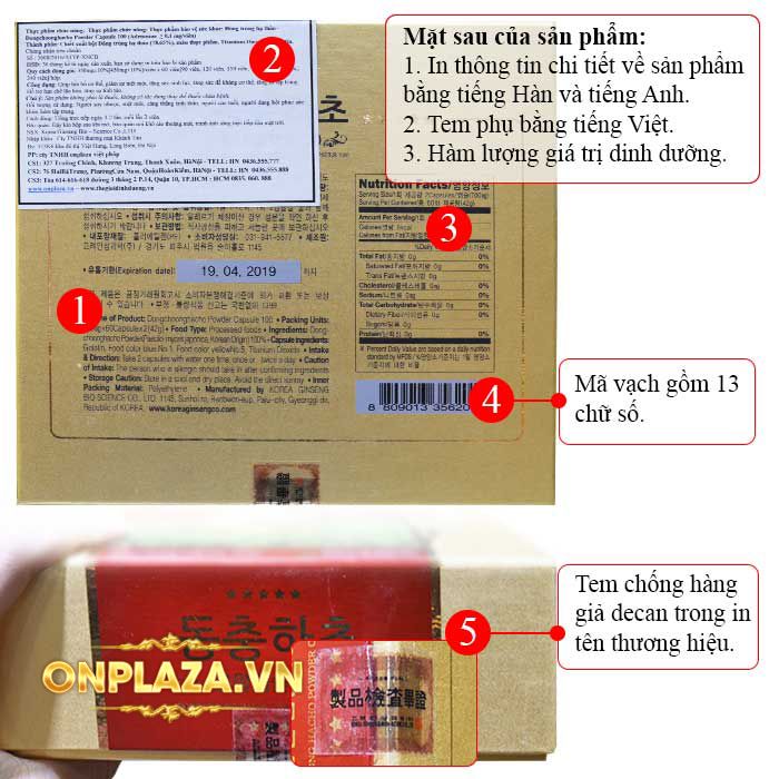 Đông Trùng Hạ Thảo Viên Nhộng Bio D025 2