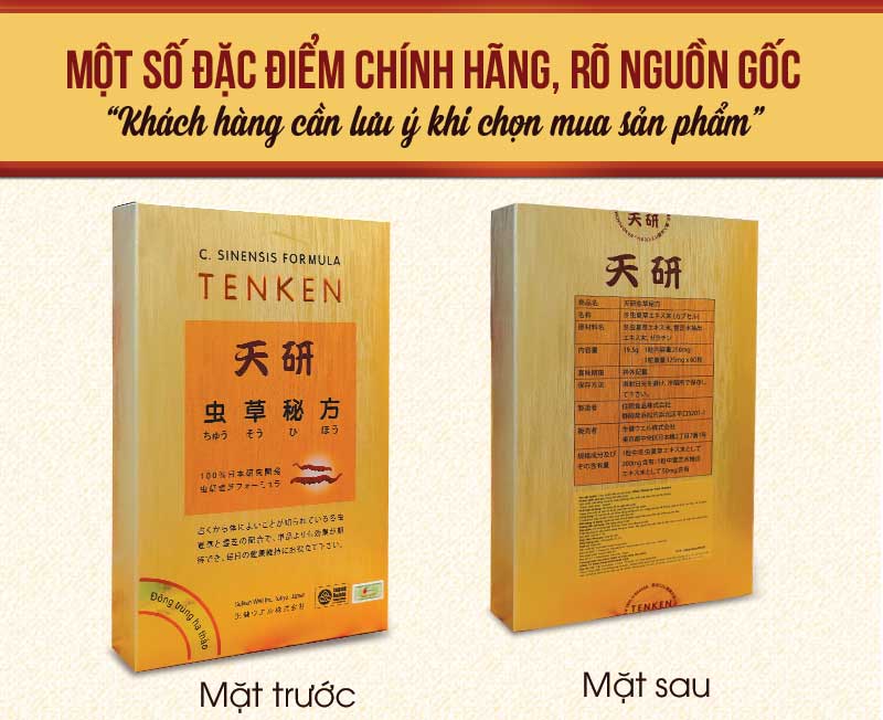 Viên đông trùng hạ thảo Nhật Bản Tenken D026 1