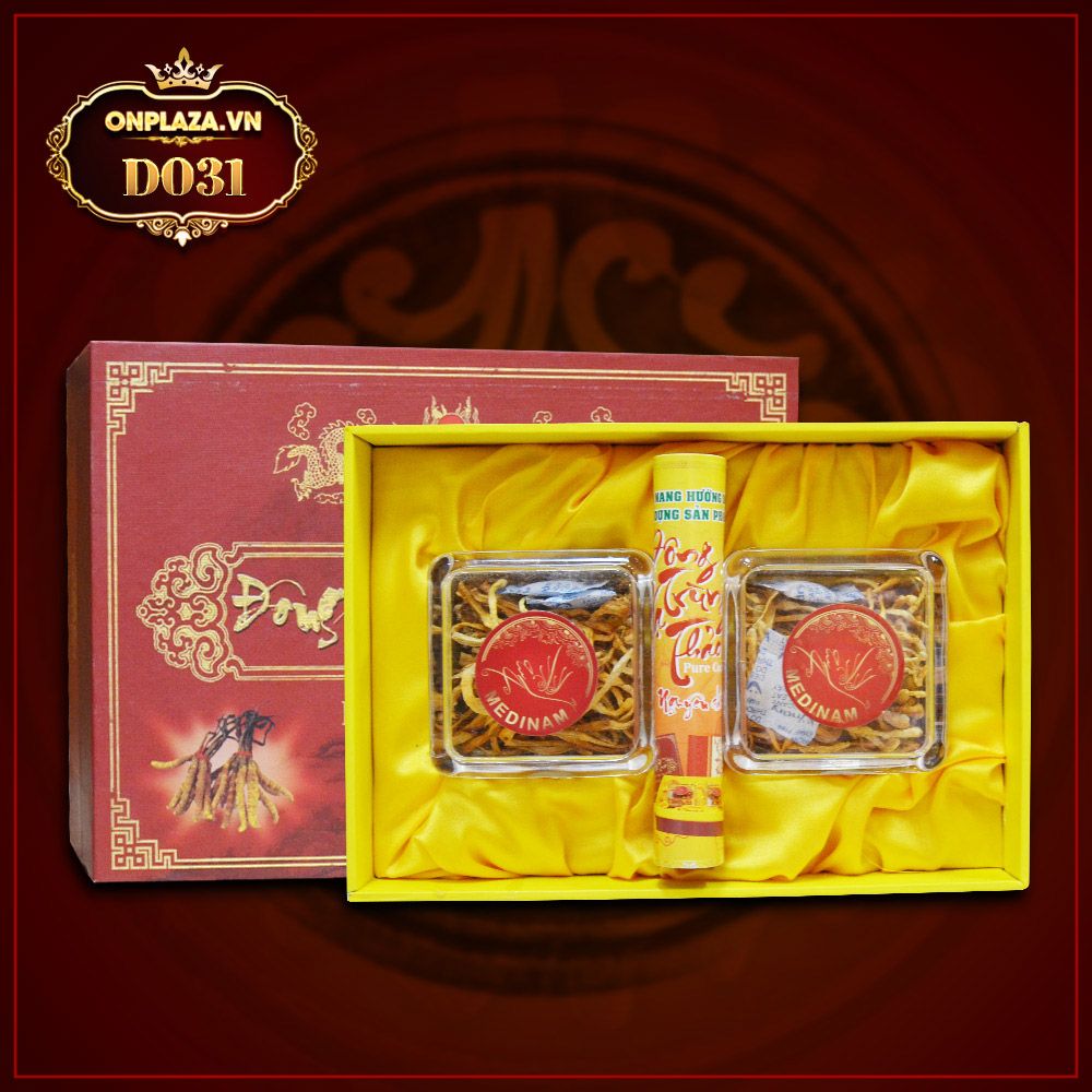 Hộp Quà Biếu Nấm ĐTHT Việt Nam Loại Cao Cấp D031