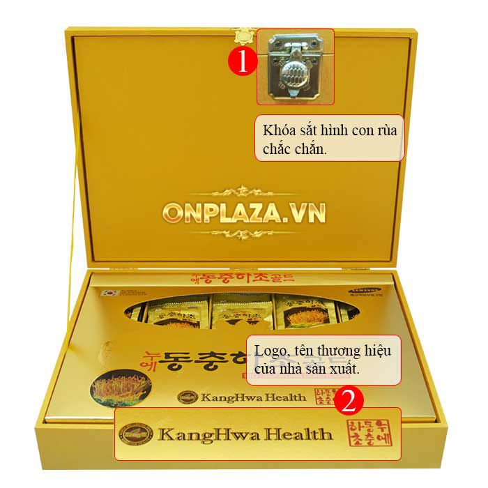 ​​ĐTHT hộp gỗ vàng 60 gói cao cấp D043 2