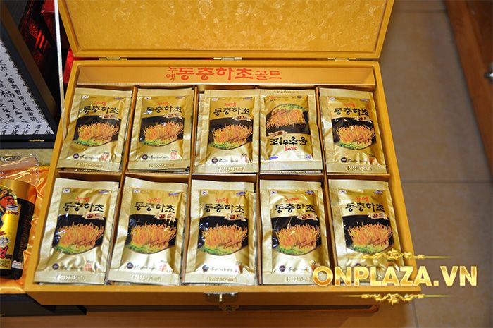 ​​ĐTHT hộp gỗ vàng 60 gói cao cấp D043 12