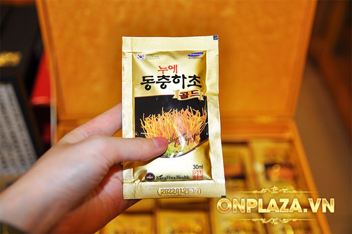 ​​ĐTHT hộp gỗ vàng 60 gói cao cấp D043 13