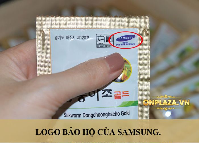 Đặc điểm nhận biết Đông trùng hạ thảo dạng gói của Hàn Quốc hiệu Sam sung hộp gỗ (60 gói) chính hãng D044 12