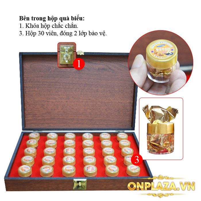 Đông trùng hạ thảo nhân sâm loại 30v D048 2
