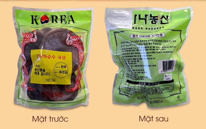 Nấm linh chi đỏ thượng hạng nhập khẩu Hàn Quốc L048 3