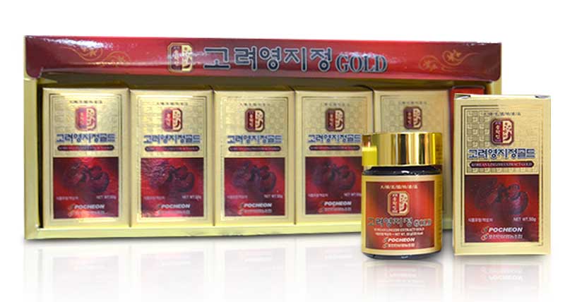 POCHEON Cao linh chi gold nội địa Hàn Quốc loại 50g*5 lọ L291 4