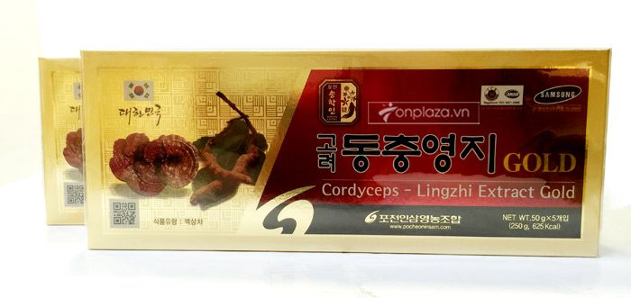 POCHEON Cao linh chi đông trùng Hàn Quốc cao cấp hộp 5 lọ L291 2