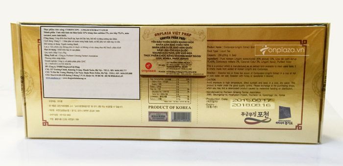 POCHEON Cao linh chi đông trùng Hàn Quốc cao cấp hộp 5 lọ L291 4