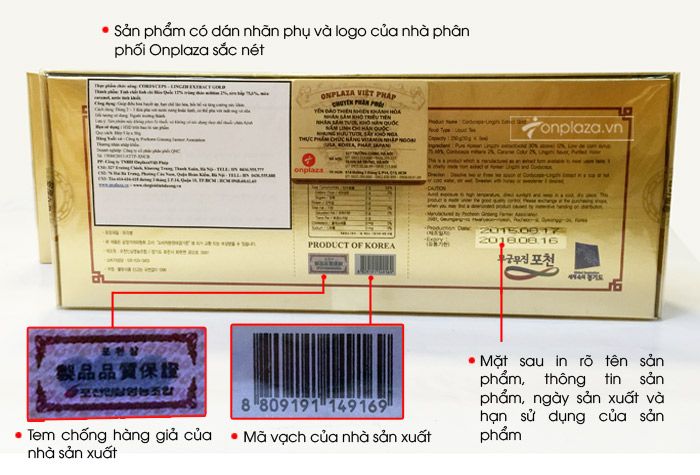 POCHEON Cao linh chi đông trùng Hàn Quốc cao cấp hộp 5 lọ L291 5