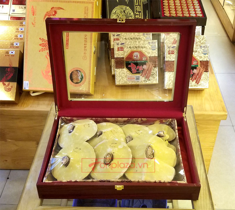 Nấm linh chi vàng thượng hạng Hàn Quốc hộp quà biếu L027 a2