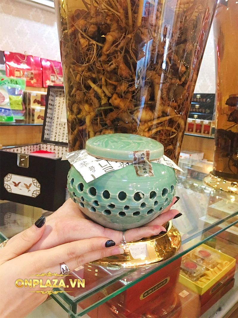 Cao Hoàng Đế đặc biệt loại 500g/hộp màu xanh ngọc NS037 8