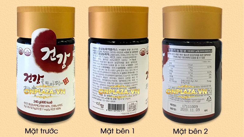 Cao hồng sâm nguyên chất 6 năm tuổi Du Ham NS039 8