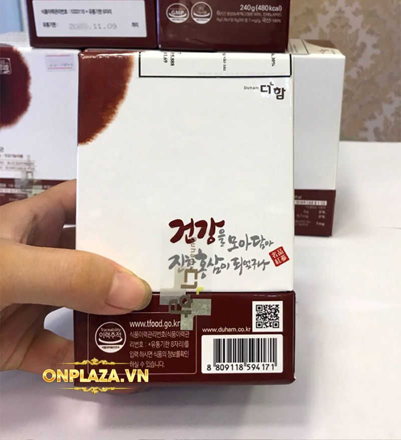 Cao hồng sâm nguyên chất 6 năm tuổi Du Ham NS039 12