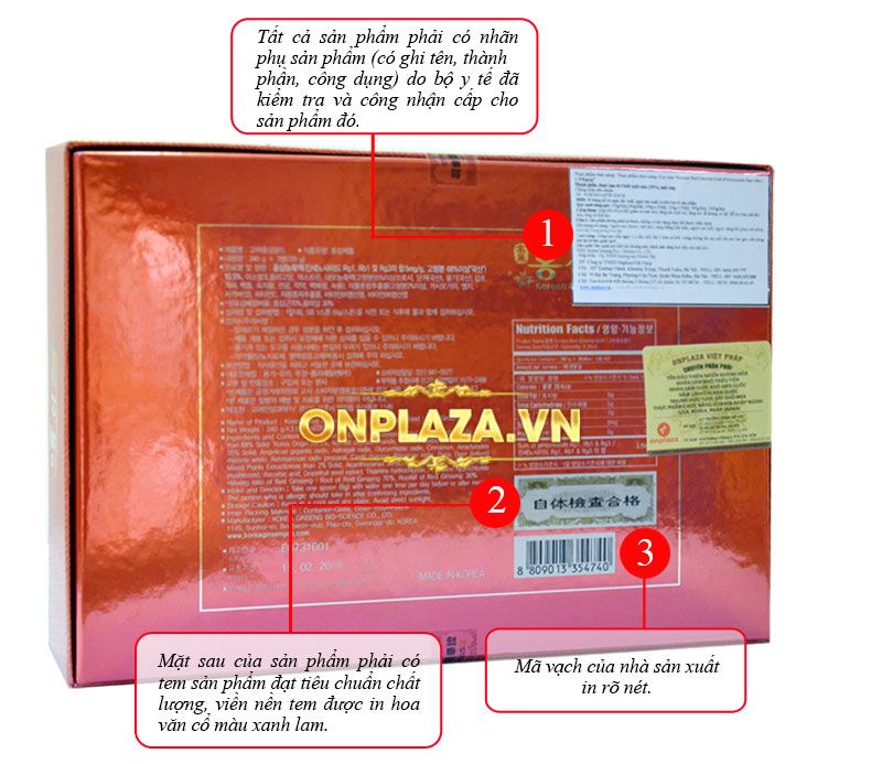 Cao hồng sâm Hàn Quốc hộp 3 lọ NS040 2