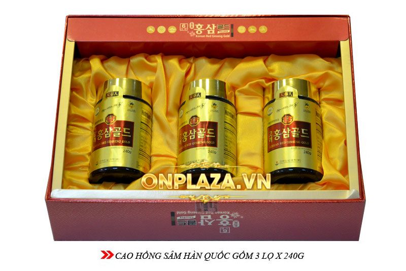 Cao hồng sâm Hàn Quốc hộp 3 lọ NS040 4