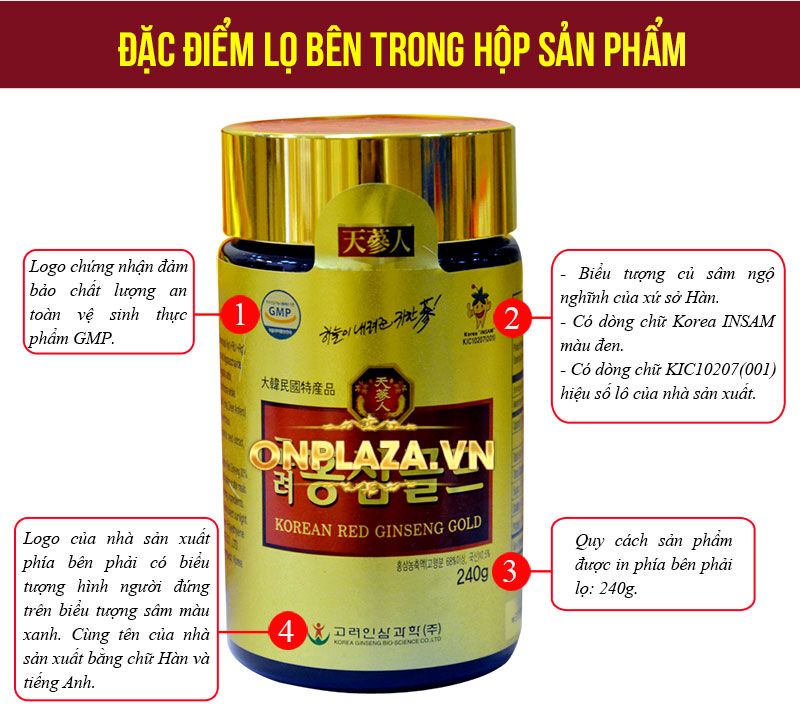 Cao hồng sâm Hàn Quốc hộp 3 lọ NS040 5