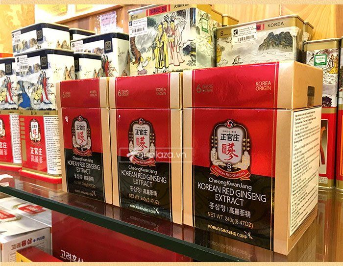 Hộp quà biếu cao hồng sâm cao cấp chính phủ KGC lọ 240g  NS450 4