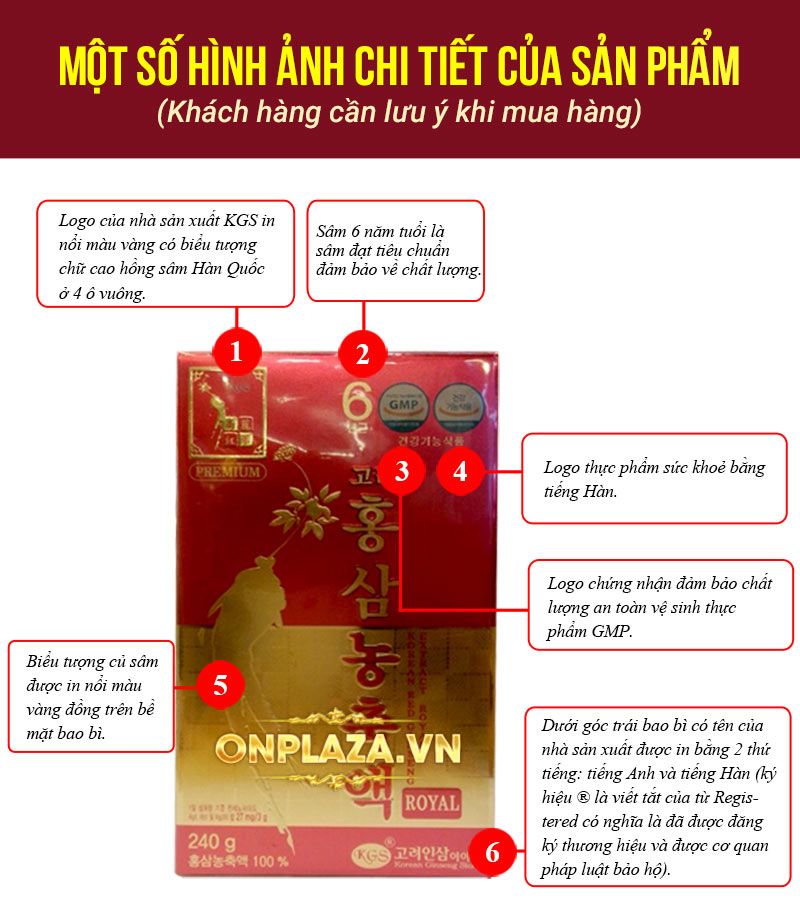 Cao hồng sâm Hàn Quốc cao cấp hiệu Royal 240g NS044 1