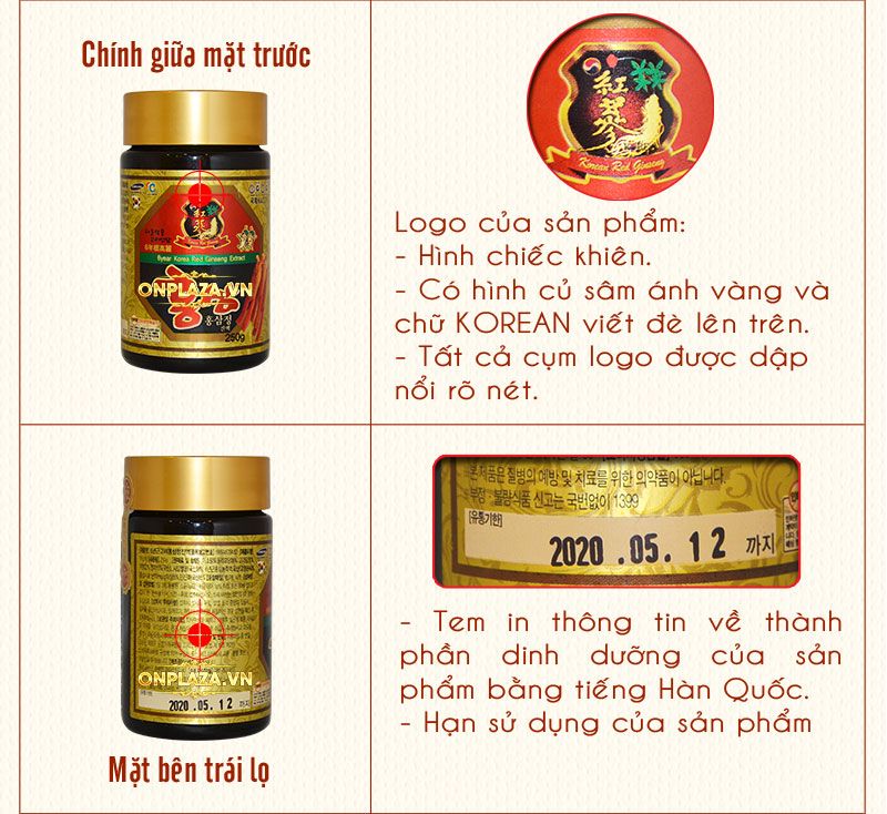  Cao hồng sâm Hàn Quốc cao cấp 6 năm tuổi hộp 2 lọ NS035 10