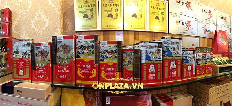 Hồng Sâm Nguyên Củ Sấy Khô Hàn Quốc hộp thiếc đỏ loại 300g NS074 11