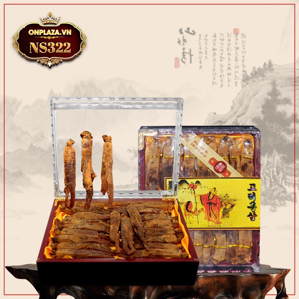 Hộp sâm Cao Ly cao cấp 6 năm tuổi 600g (loại lớn) NS322