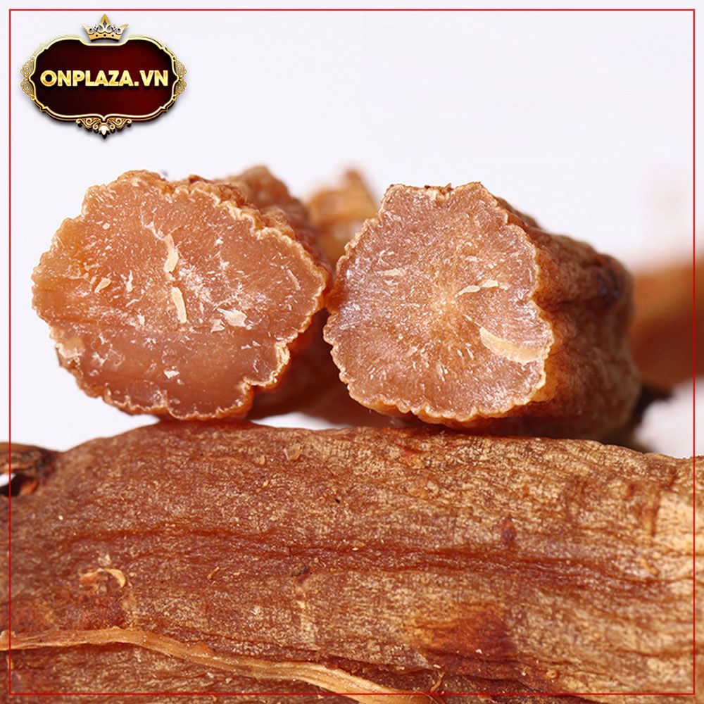 Hộp hồng sâm núi Trường Bạch nguyên củ không đường