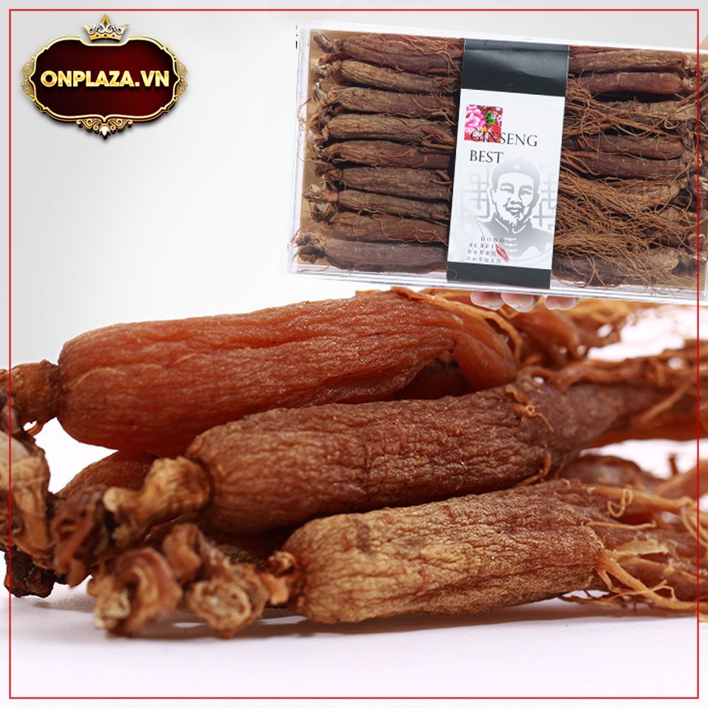 Hộp hồng sâm núi Trường Bạch nguyên củ không đường 1