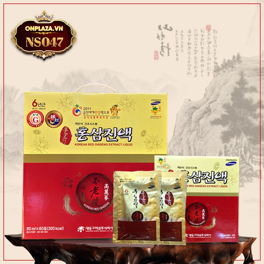 Nước ép tinh chất hồng sâm Hàn Quốc thượng hạng NS047