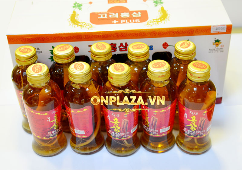Nước uống hồng sâm KGS Hàn Quốc cao cấp loại có củ NS049 4