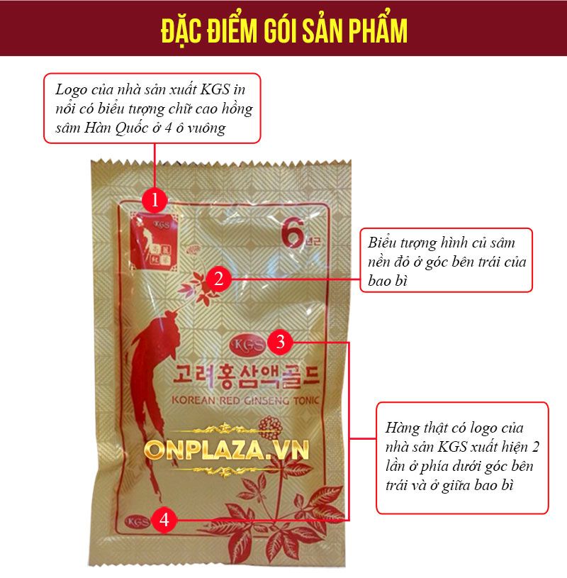 Tinh chất Hồng sâm 6 năm tuổi KGS cao cấp loại 60 gói NS088 2