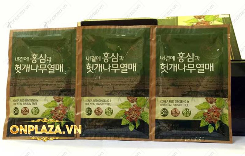 Nước hồng sâm Daedong thượng hạng hộp 30 gói 7