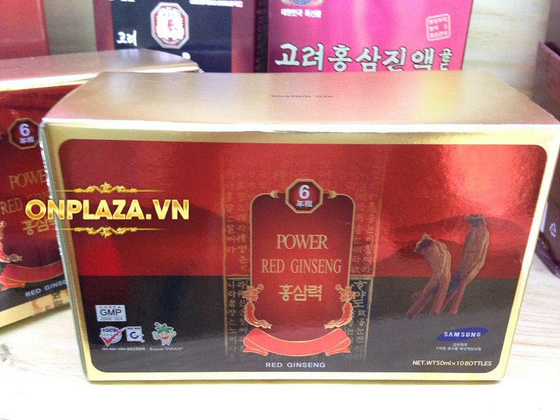 Nước hồng sâm Hàn Quốc cô đặc hộp 10 chai NS162 3