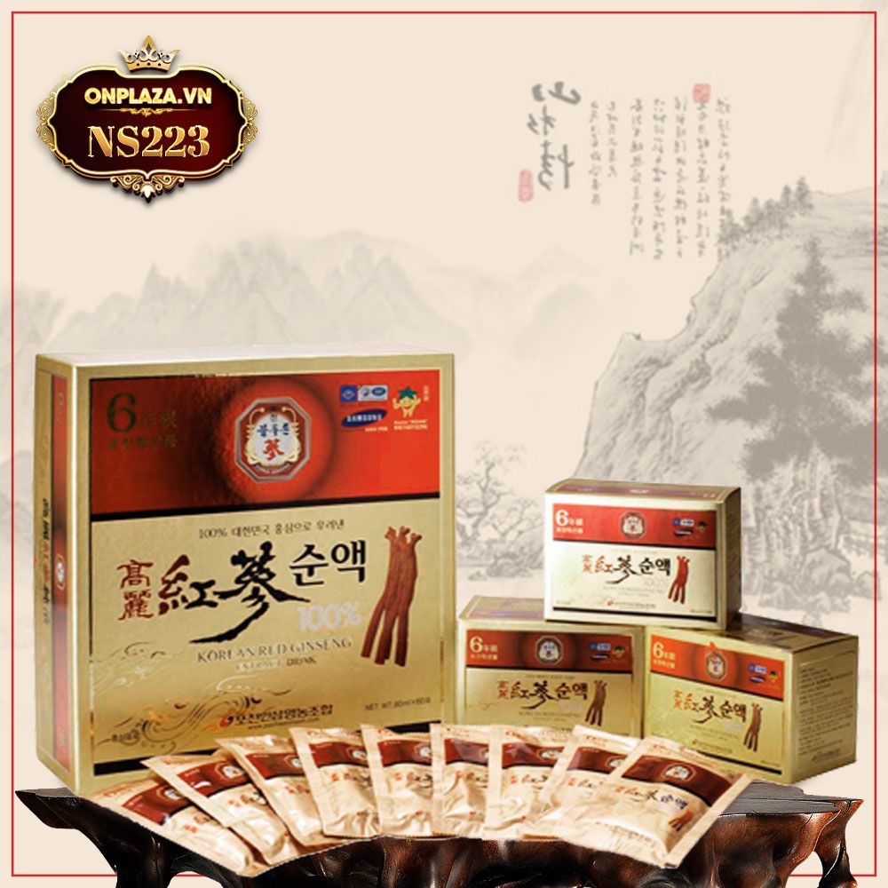 POCHEON nước hồng sâm cao ly nguyên chất 80ml30 gói NS223