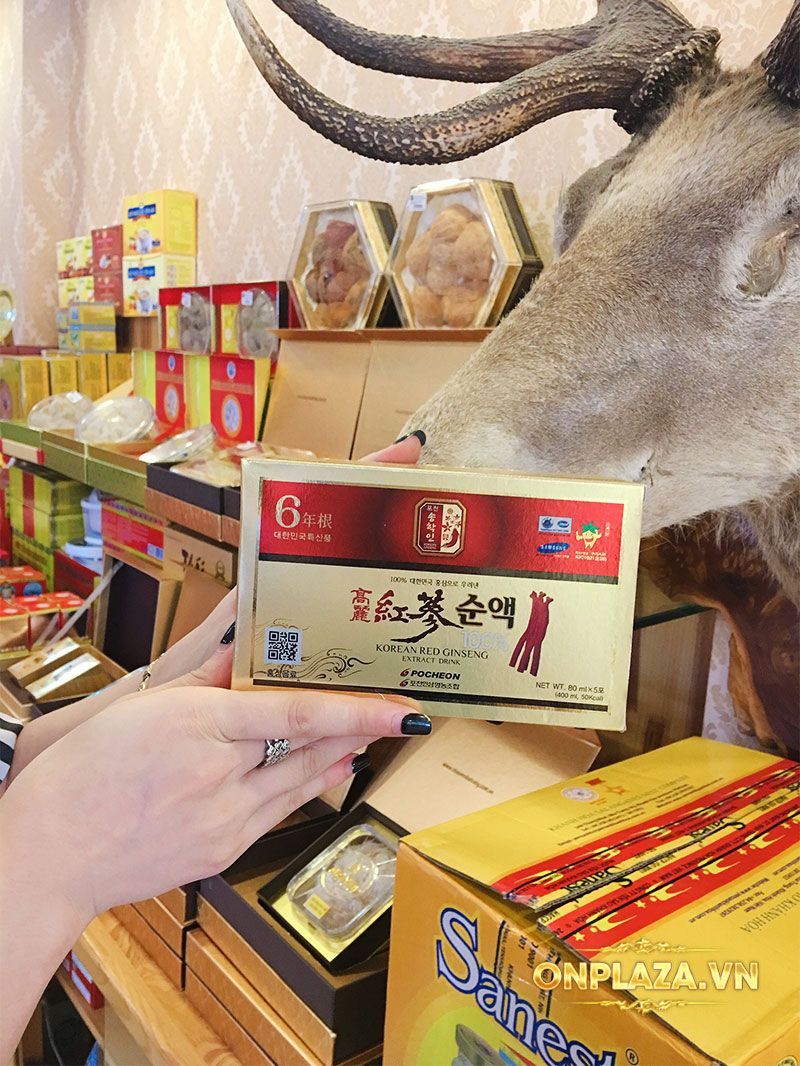 POCHEON nước hồng sâm cao ly nguyên chất 80ml30 gói NS223 7