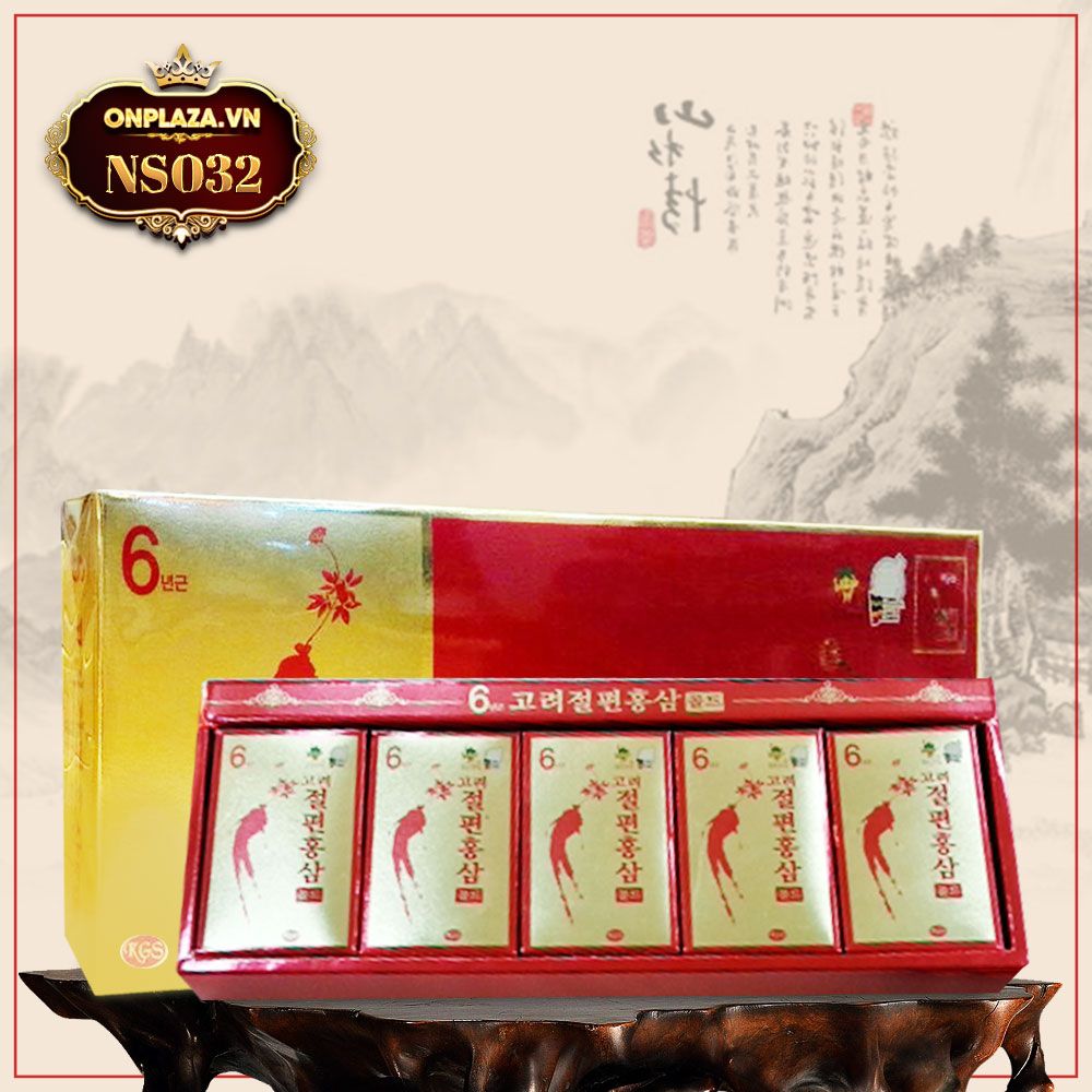 Hồng sâm thái lát tẩm mật ong KGS 100g NS032