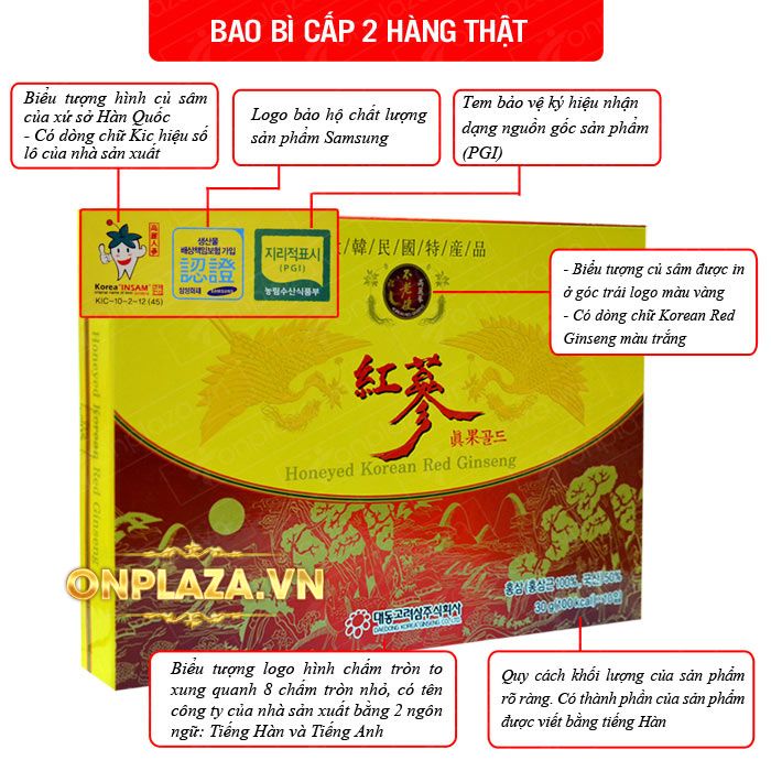 Hồng sâm tẩm mật ong Daedong Hàn Quốc loại 10 củ NS129 1