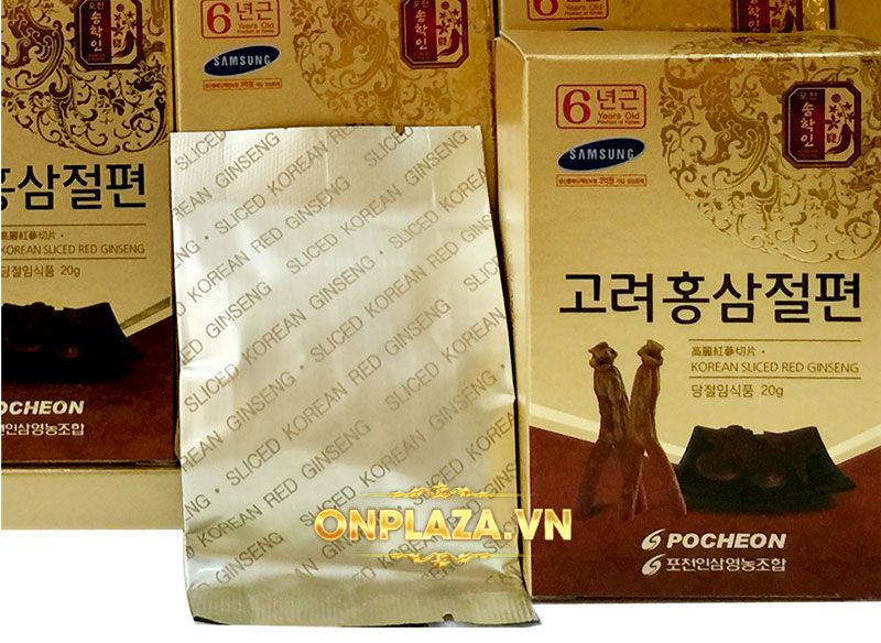 Hồng sâm tẩm mật ong thái lát Pocheon 200g NS287 6