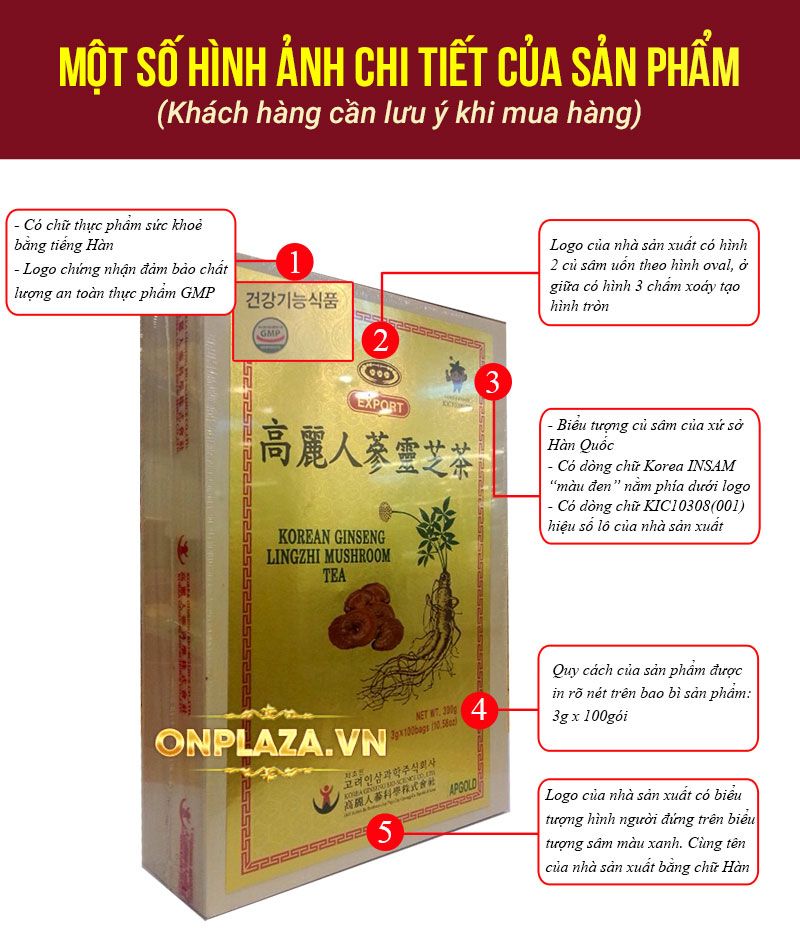 rà nhân sâm linh chi cao cấp nhập khẩu Hàn Quốc NS087 1