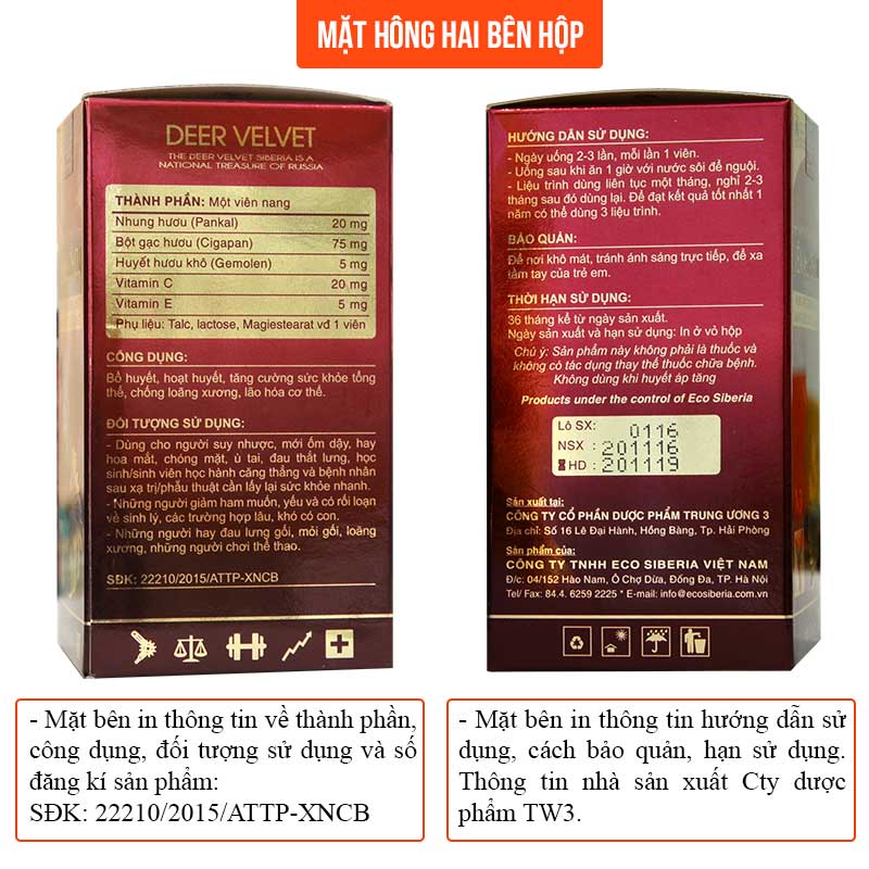 Viên nhung hươu Sibiri Liên Bang Nga-Y011-ảnh2