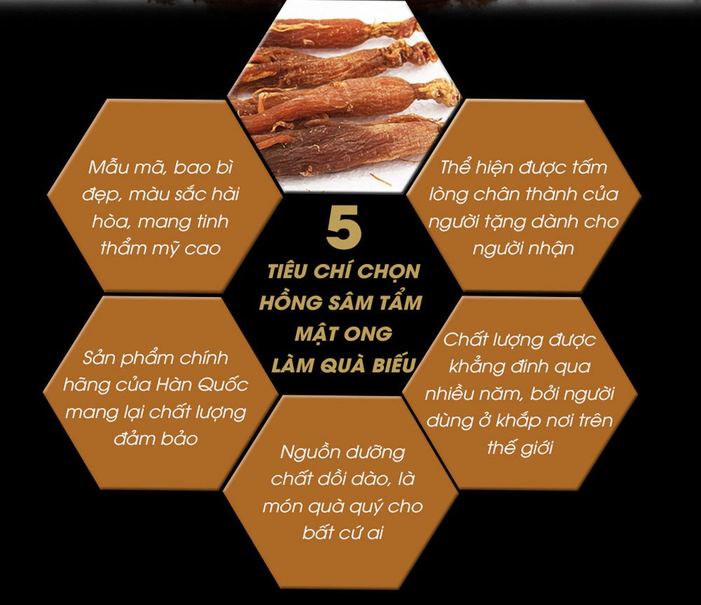 Hồng sâm tẩm mật ong Hàn Quốc