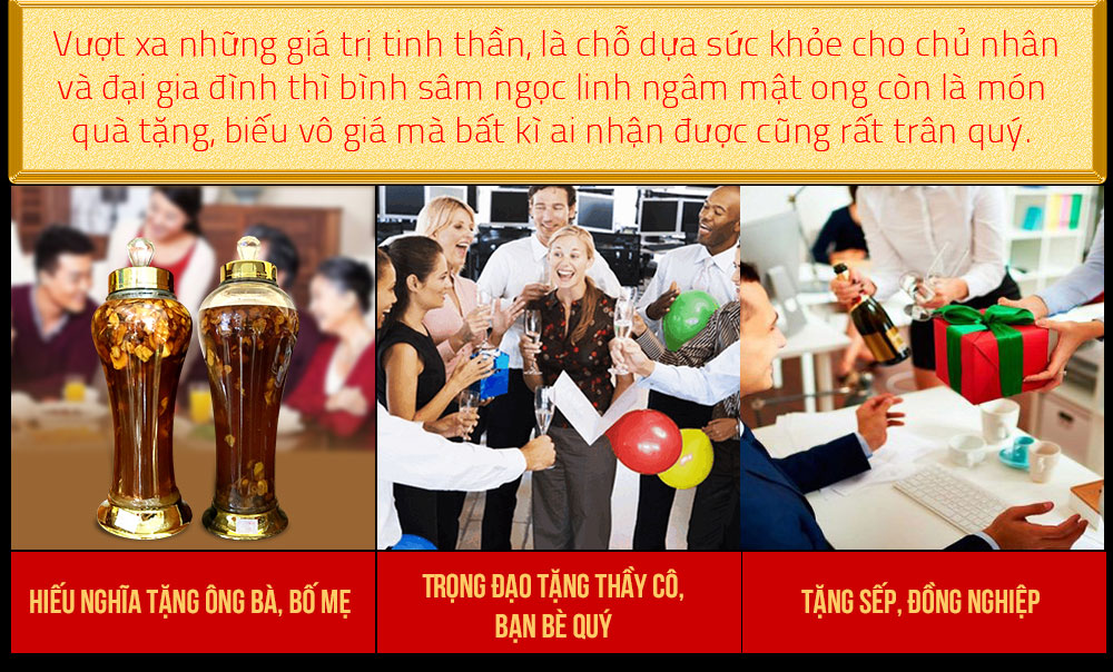 Sâm ngọc linh ngâm mật ong