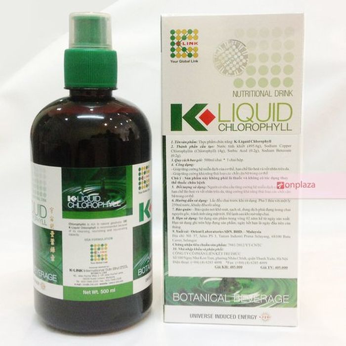 Nước diệp lục cao cấp Klink Liquid Chlorophy II  K004 4