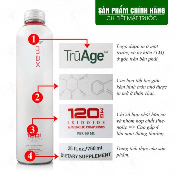 Nước uống cao cấp Noni max nhập khẩu Mỹ NO002 3