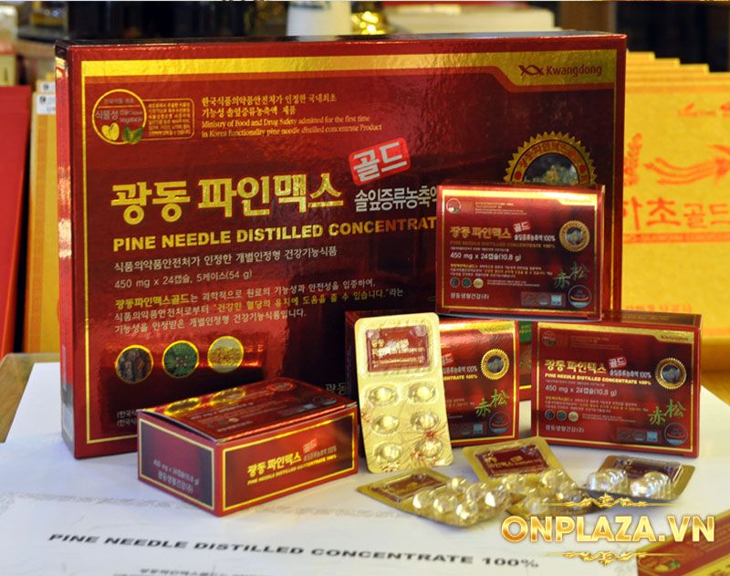 Viên Tinh Dầu Thông Đỏ Hàn Quốc Kwangdong Chính hãng 120 Viên Cao cấp chất lượng 15