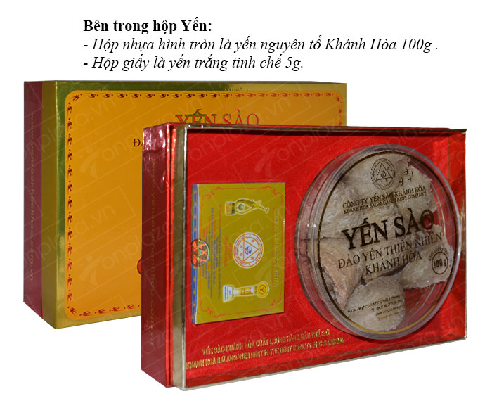 Yến nguyên tổ Khánh Hòa hộp 100g TP2-Y002 a2