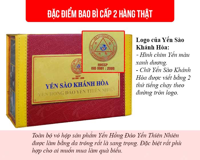 Yến hồng nguyên chiếc Khánh Hòa hộp 100g-Y006 ảnh1