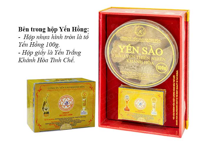 Yến hồng nguyên chiếc Khánh Hòa hộp 100g-Y006 ảnh2