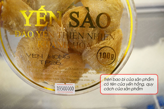 Yến hồng nguyên chiếc Khánh Hòa hộp 100g-Y006 ảnh9